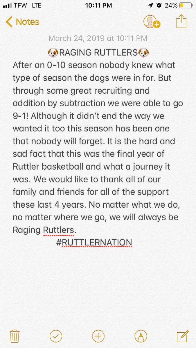 RRuttlers's tweet photo. Final words from Coach @tripljes https://t.co/34Gi7mFwfw