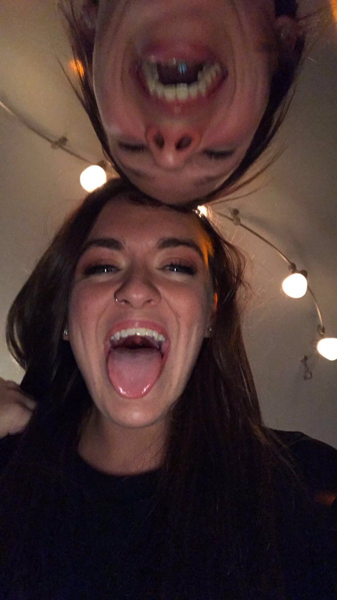 alexpolakovich's tweet photo. S/o to @Msmallville_H for being the best friend ever and driving up to GR to see me yesterday because I was having a hard day. 

I’m guaranteed laughter when I’m with you. And just being my pure self always. I love you roomie♥️#inwu https://t.co/gyA5e82N5r