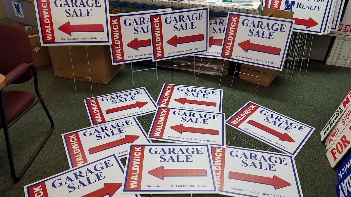 WaldwickWEF's tweet photo. Waldwick Townwide Garage Sale Fundraiser 
Registration $20. Click Below to donate and register. https://t.co/4S9DZrscUf https://t.co/807rSszRkf