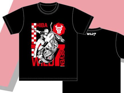 ☆『ワイルド7』2019展売切れ情報：Tシャツ(飛葉大陸A)柄M