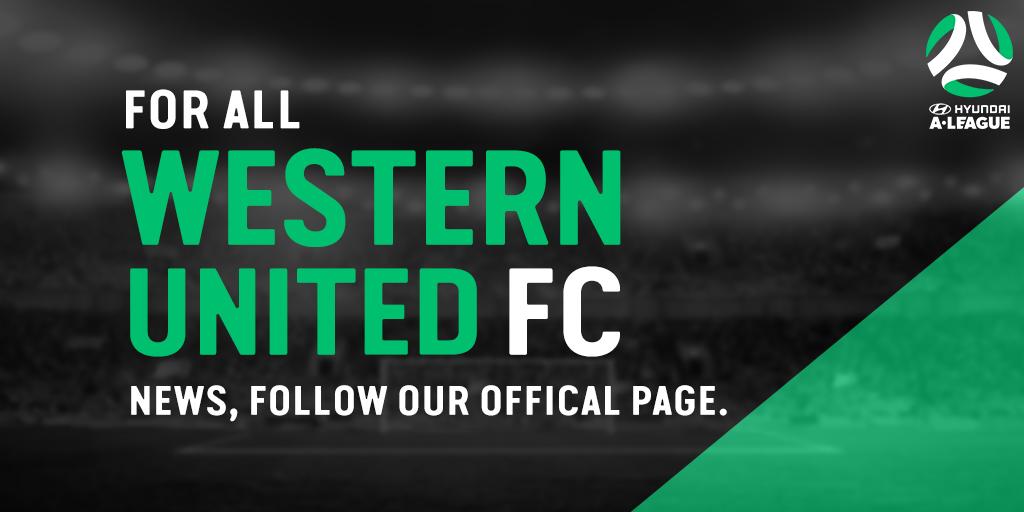Head over to our official account <a href="/wufcofficial/">Western United FC</a> &amp; follow to receive up to date football news surrounding Western United FC.