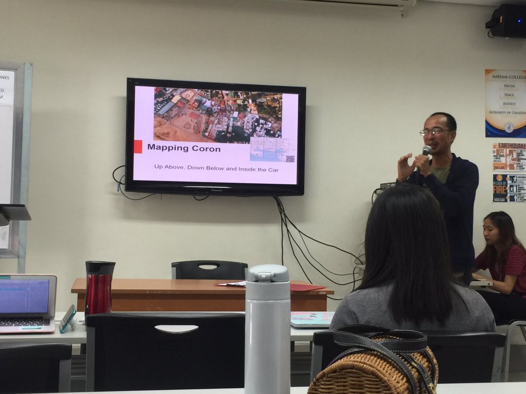 mcmeporg's tweet photo. Happening Now:
Sir Bunny Soriano on mapping the beauty of Coron.
π©π»βπ»πππ¨π»βπ»
#MapHER #WomensMonth #GeoLadies https://t.co/OqmHgdM7jU