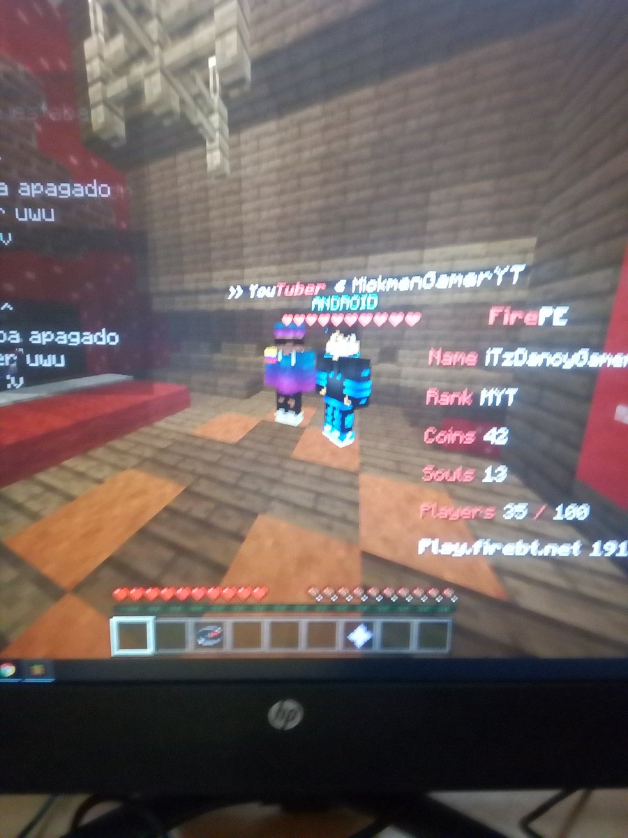 DancyGamerYT's tweet photo. Ya me unstale windows 10 edition y jugue con mi compa @itzmickmengamer  en el server @FireComunityBT https://t.co/a9cXxSZdpt
