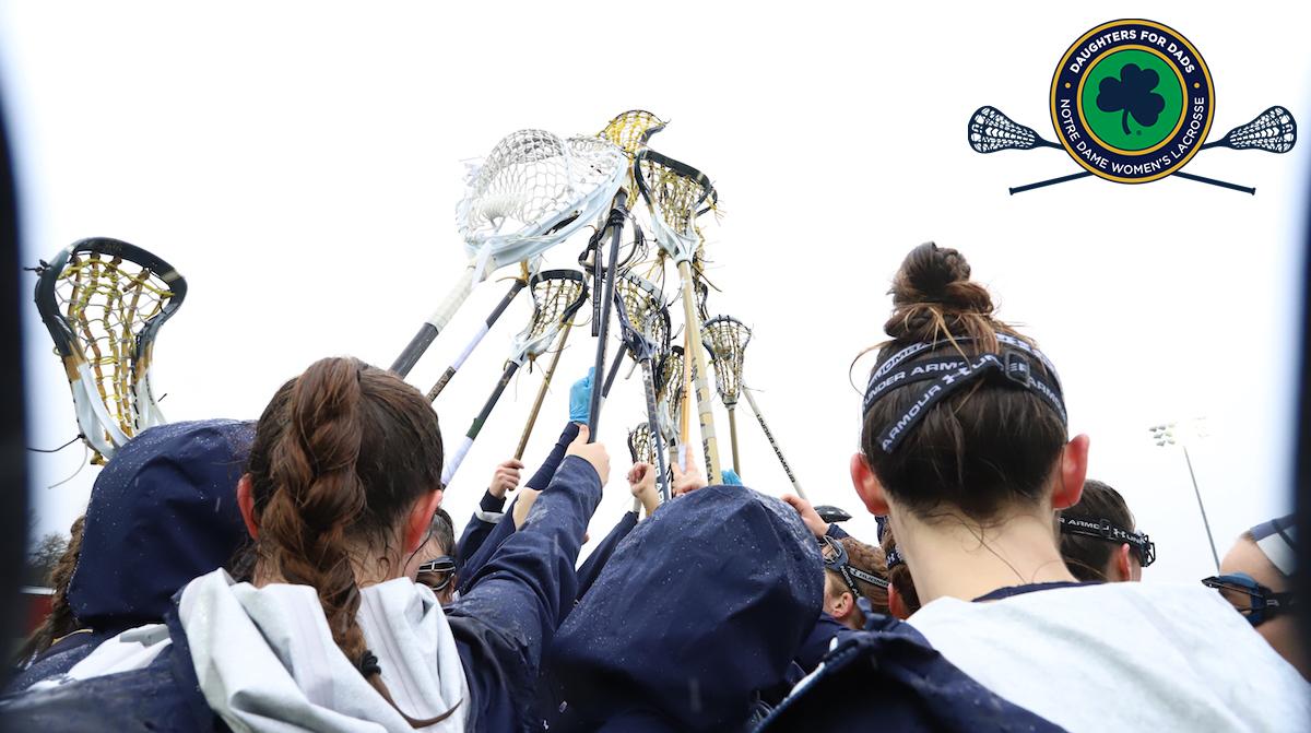 Our 5th Daughters For Dads game is this Sunday, March 31st! For every fan in attendance, SJHS will donate $25 to the Harper Cancer Research Institute.

Fans can also text "NDFIGHTS" to 41444 or donate here: bit.ly/2WoQRTp

#GoIrish☘️