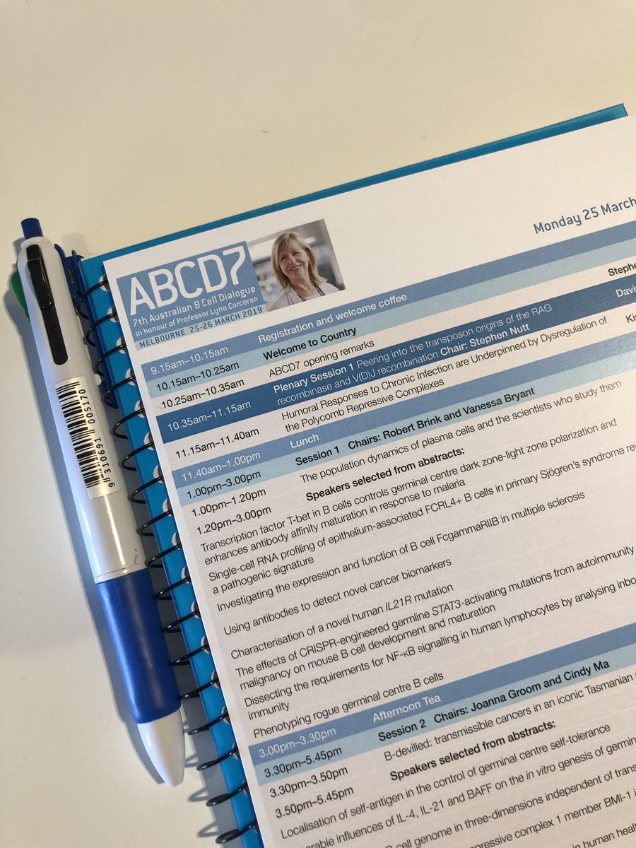 BrigDoesScience's tweet photo. Doing my best impersonation of a B cell researcher today at #ABCD7 honouring Prof Lynn Corcoran at @WEHI_research ๐ฌ๐ฆ #Tcells4life https://t.co/NILZ8jWmb9