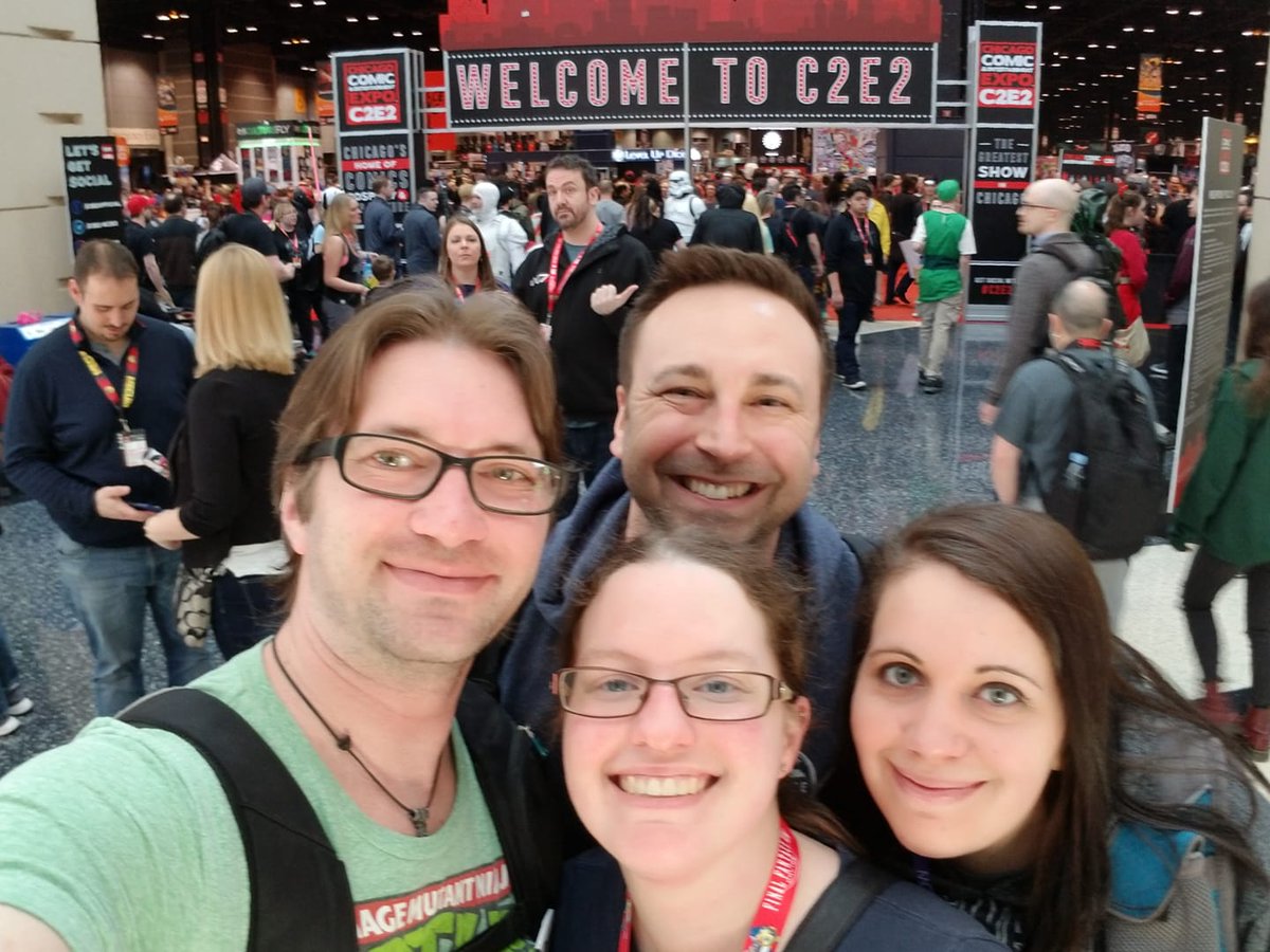 MoogleMode's tweet photo. Stream will be on Wednesday March 27th at 3pm CST!  Sorry I was MIA this weekend!  But I was nerding it up at C2E2! https://t.co/p4CJyBVOjp
