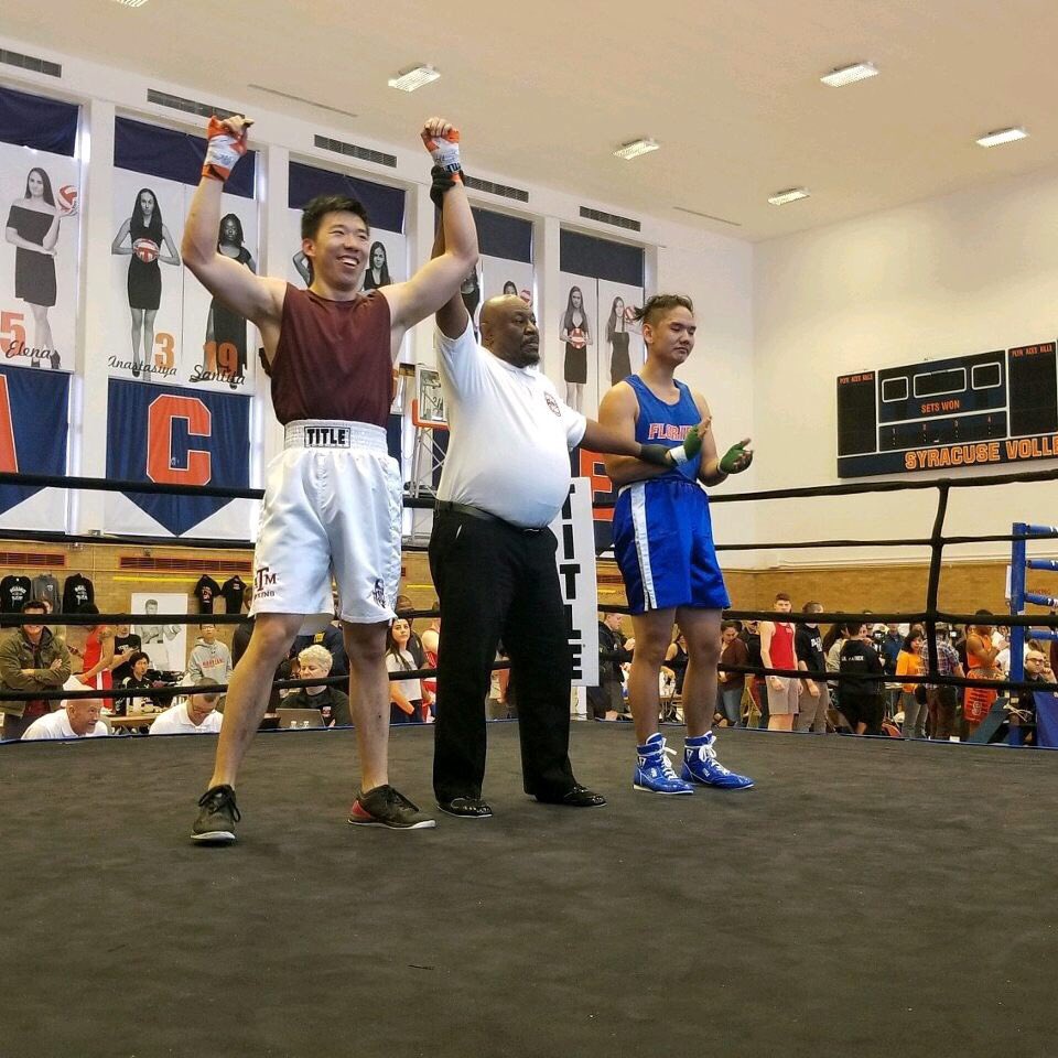 TAMUBoxing's tweet photo. Great weekend of college boxing hosted by @SyracuseU ! 

Our men’s team finished 6th out of 20+. 👊🏽🥊

We’ll be back next year for that #1 spot!!! 👍🏽 @RecSports https://t.co/Xola3ybvRH