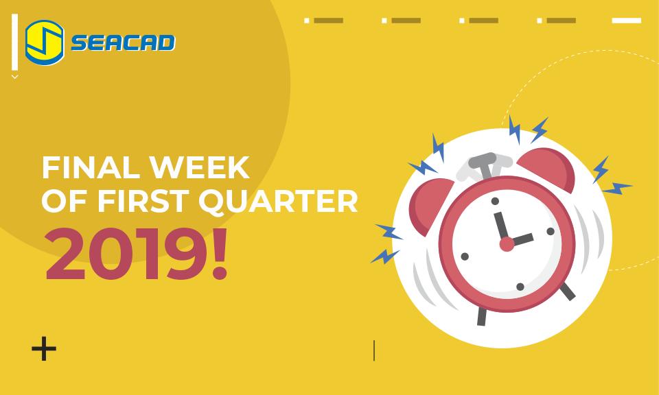 SEACADTech's tweet image. [Friendly Remind] This is the final week of first quarter 2019.

Time goes by so fast and waits for no one! Let us take this time to reflect on our progress thus far!
