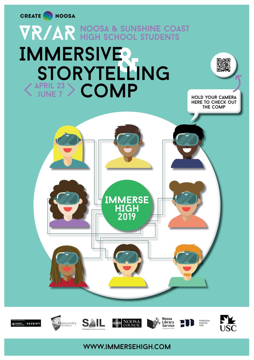 JimboPicton's tweet photo. Immerse High 2019 kicks-off tomorrow night with an info night for local teachers on the @CQUni Noosa campus. Follow-up sessions will be held across the Noosa region and broader Sunshine Coast over the weeks ahead. 3rd year for me! https://t.co/QeauP0BnSt @CreateNoosa #immersehigh https://t.co/mPQr3U150F