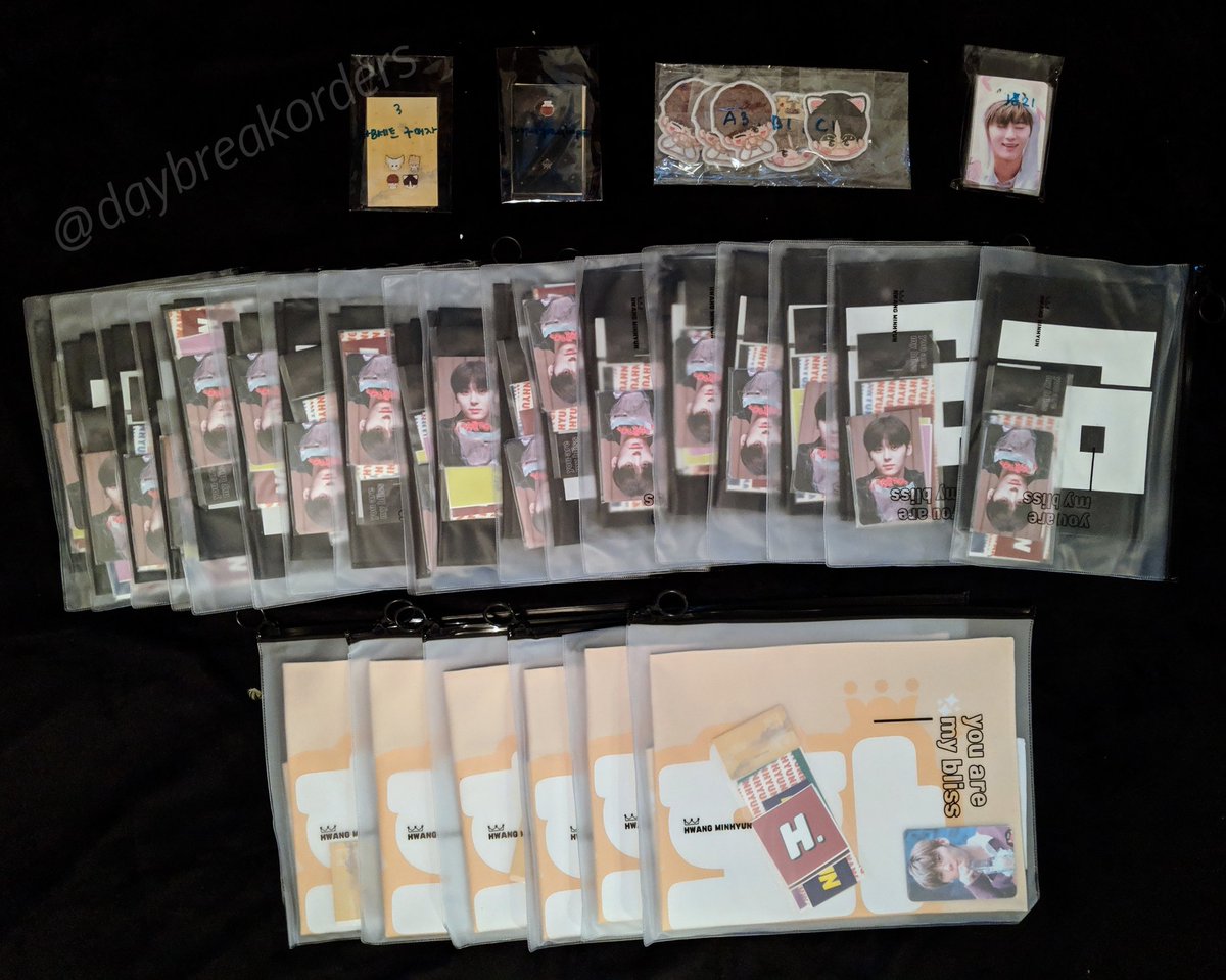 daybreakorders's tweet photo. π Batch #9 - Blissful Minhyun Slogans
@Blissful_MH89 The Minhyun slogans have arrived safely~ Thank you for working so hard and for making such lovely slogans~ π₯°π
#dbarrival https://t.co/Q9JuZIzU1G