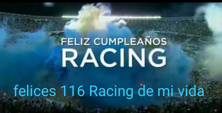 Dm22_ok's tweet photo. #Racing116Años 116 años de amor y pasion inigualables 💙💙💙💙 https://t.co/ujVmYd5vIl
