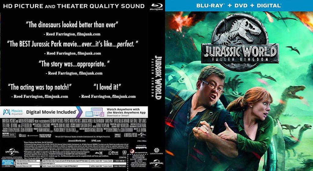 msp6000's tweet photo. @absolutecats @filmjunk @JayCheel @zakbronson @Pacifistoffury it didn’t make the show - please enjoy ur genuine fake Jurassic World BR cover https://t.co/WOGpth2ttw