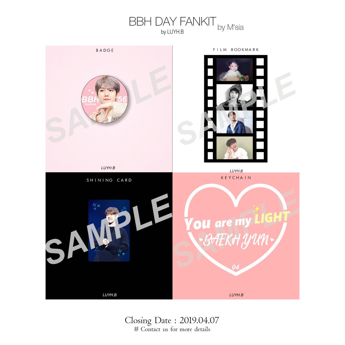 lightbyun0506's tweet photo. [ BBH BIRTHDAY FANKIT ]

Limited 100 set 

#BAEKHYUN #EXO @B_hundred_Hyun #边伯贤 #fankit #kpopfankit #변백현 #백현 https://t.co/SdzB9EWz7U https://t.co/5mJZG1M54w