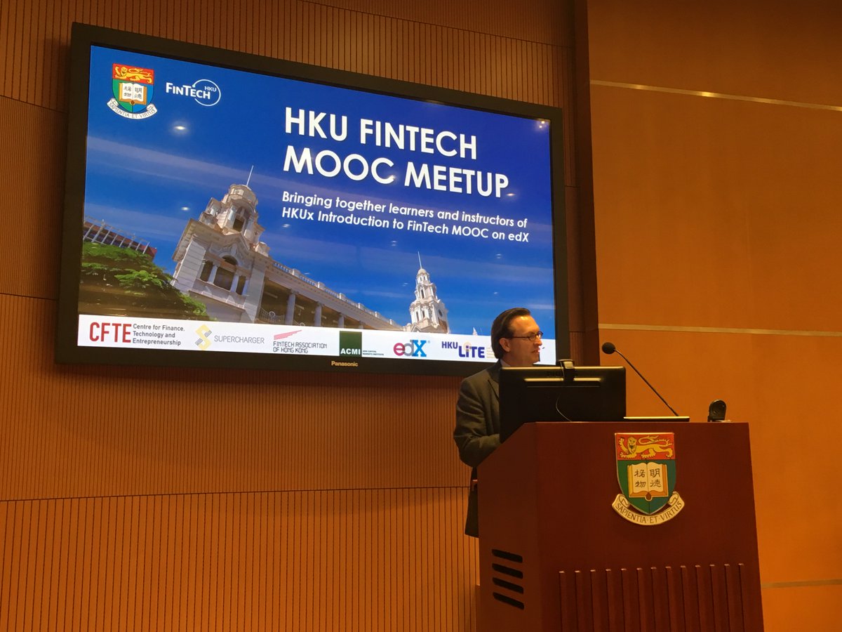 #HKU #FinTech #MOOC #Meetup kicked off with Professor Douglas Arner's opening remark on 'Building an ecosystem for digital financial transformation'. Great to have all of our learners and instructors at the University! <a href="/hkuonline/">HKU Online Learning</a> <a href="/edXOnline/">edX</a>