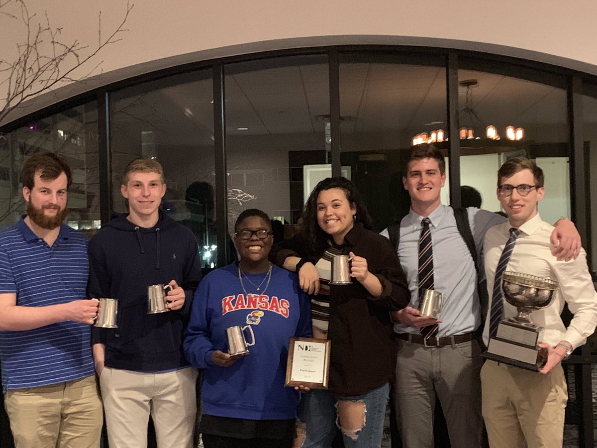 KansasDebate's tweet photo. Rock, Chalk, Jayhawk. 🏆 https://t.co/h0l3RvMZ0s