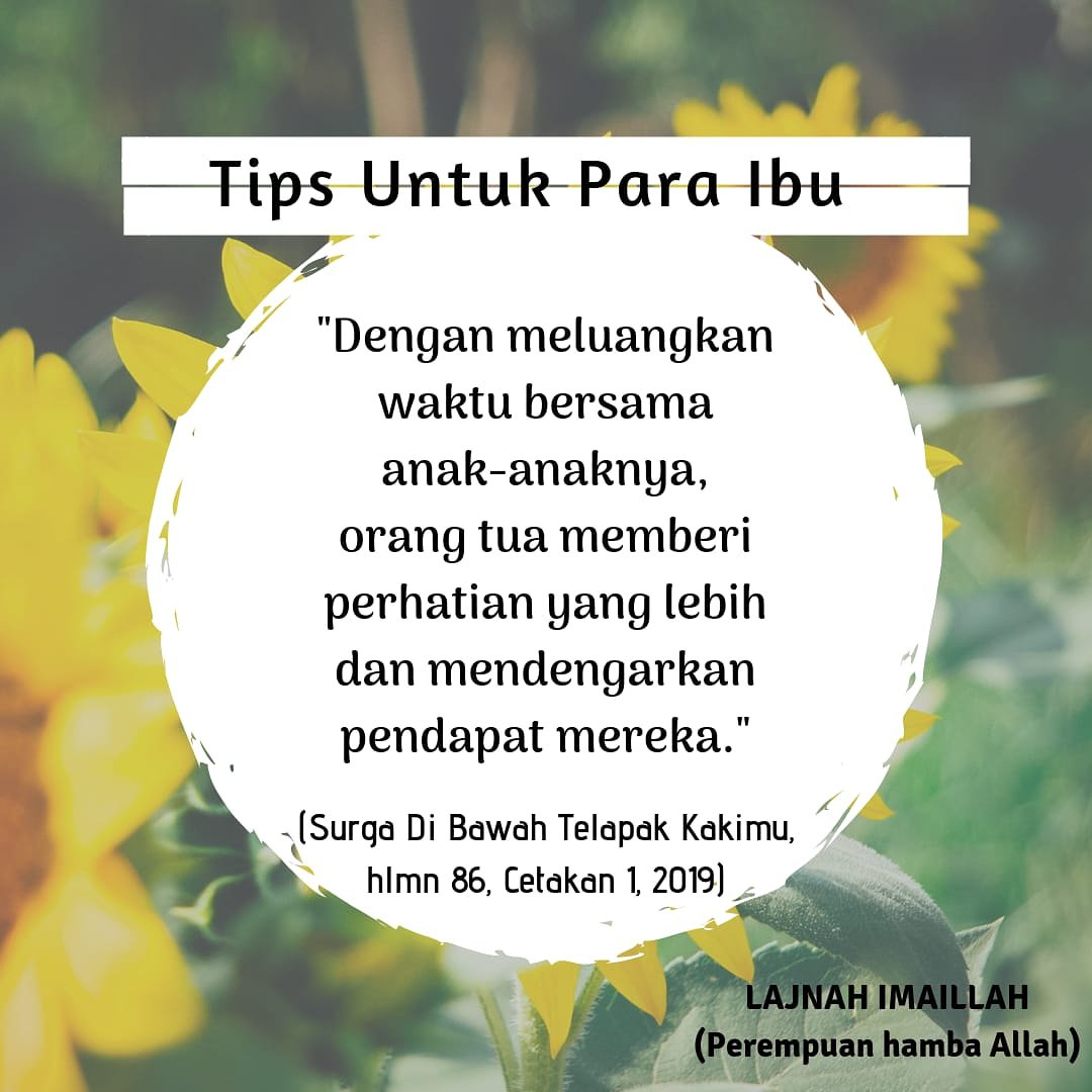 LajnahIndonesia's tweet photo. Tips Untuk Para Ibu
#muslimah #wanitamuslimah #perempuansholehah #ibu #ibuanak #ibuislami #parenting #wanitaislam #tipsibu https://t.co/VMkSBB4lov