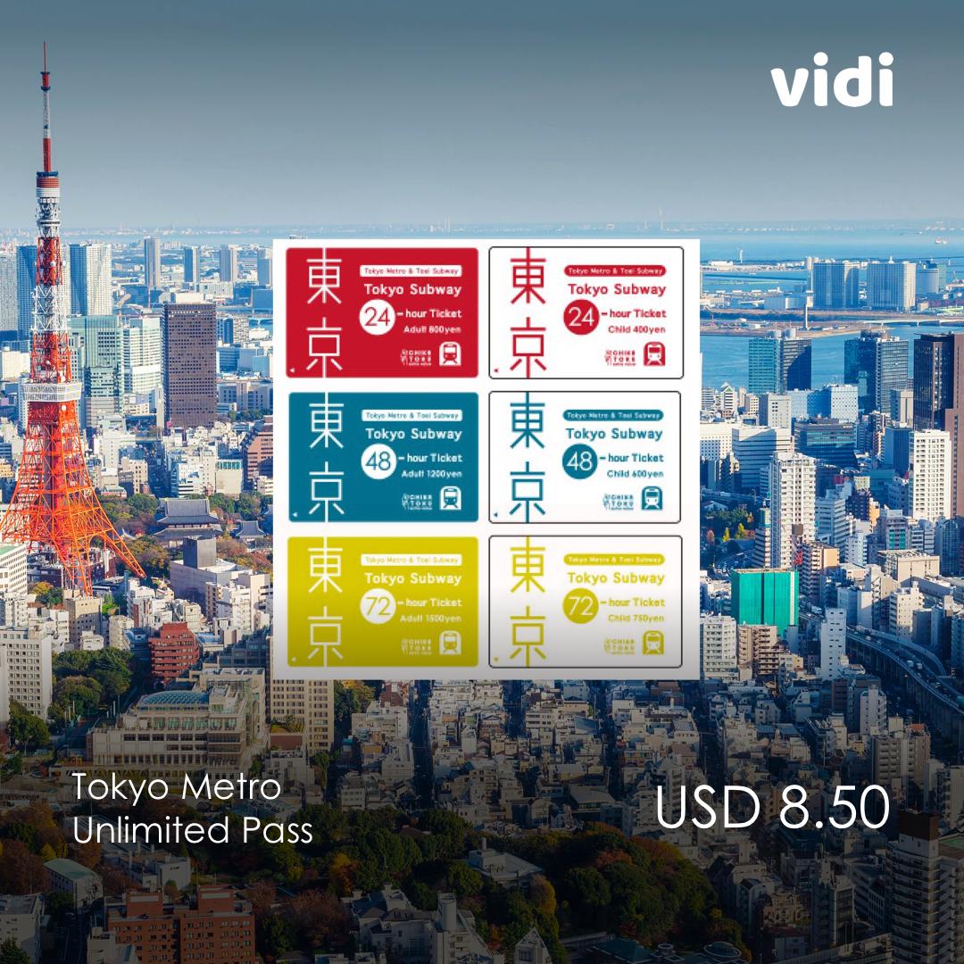 getvidi's tweet photo. Tokyo is an exciting and bustling city that boasts a wide range of activities.
Tokyo Metro Unlimited Pass: https://t.co/RHL5xFwoHR
Tokyo Sanrio Puroland: https://t.co/WPM5POb2hT
Tokyo Disneyland/DisneySea: https://t.co/tgS6EZY5j7
Tsukiji Fish Market: https://t.co/IRlLfhOIQH https://t.co/lCi1U2oF9O
