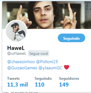yJaaumGC's tweet photo. Mano eu amo esse mlk @uHaweL  ♥ https://t.co/3OMugV5TqM