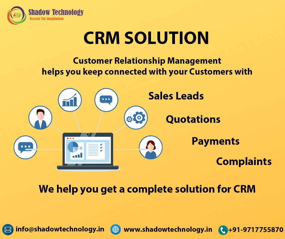 ShadowtechInfo's tweet image. CRM Development Company in Gurgaon! #ShadowTechnology #CrmDevelopment #MobileGaming #MobileAppDevelopment #DigitalMarketingBranding #WebDevelopment #WebsiteDesigning #SoftwareDevelopmentCompany
shadowtechnology.in