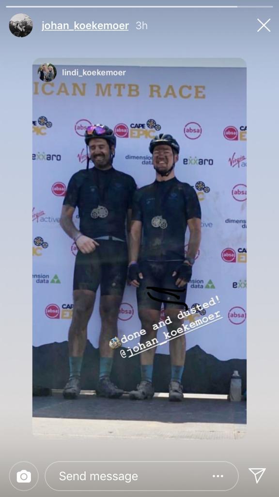 The look of champions. Well done Francois &amp; Johan on finishing the <a href="/CapeEpic/">capeepic</a>, you us proud #CapeEpic #HeroTel
