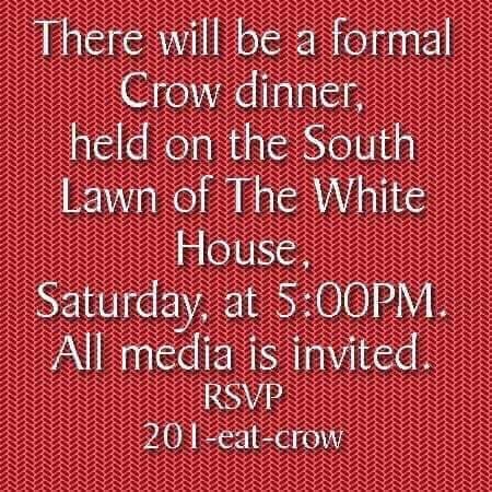 LibertyUSA1776's tweet photo. @Acosta #CrowDinner
#RussianHoax
#MuellerReport
#MAGA
#ApologizeToPotus
#FakeNewsMedia
#CNNisFakeNews https://t.co/Co9lWCy06d