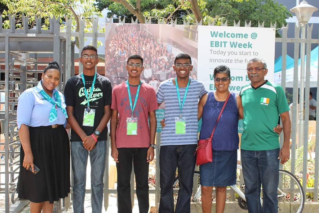 UP_EBITweek's tweet photo. A rare sight today at @UP_EBITweek week one as we had two triplets sign in! here is the photos of them and their parents. We wish them all the best for the their stay with us!   #ebitweek #ebitweek1 @KlaradynRES @UPTuks https://t.co/f0R435wutt