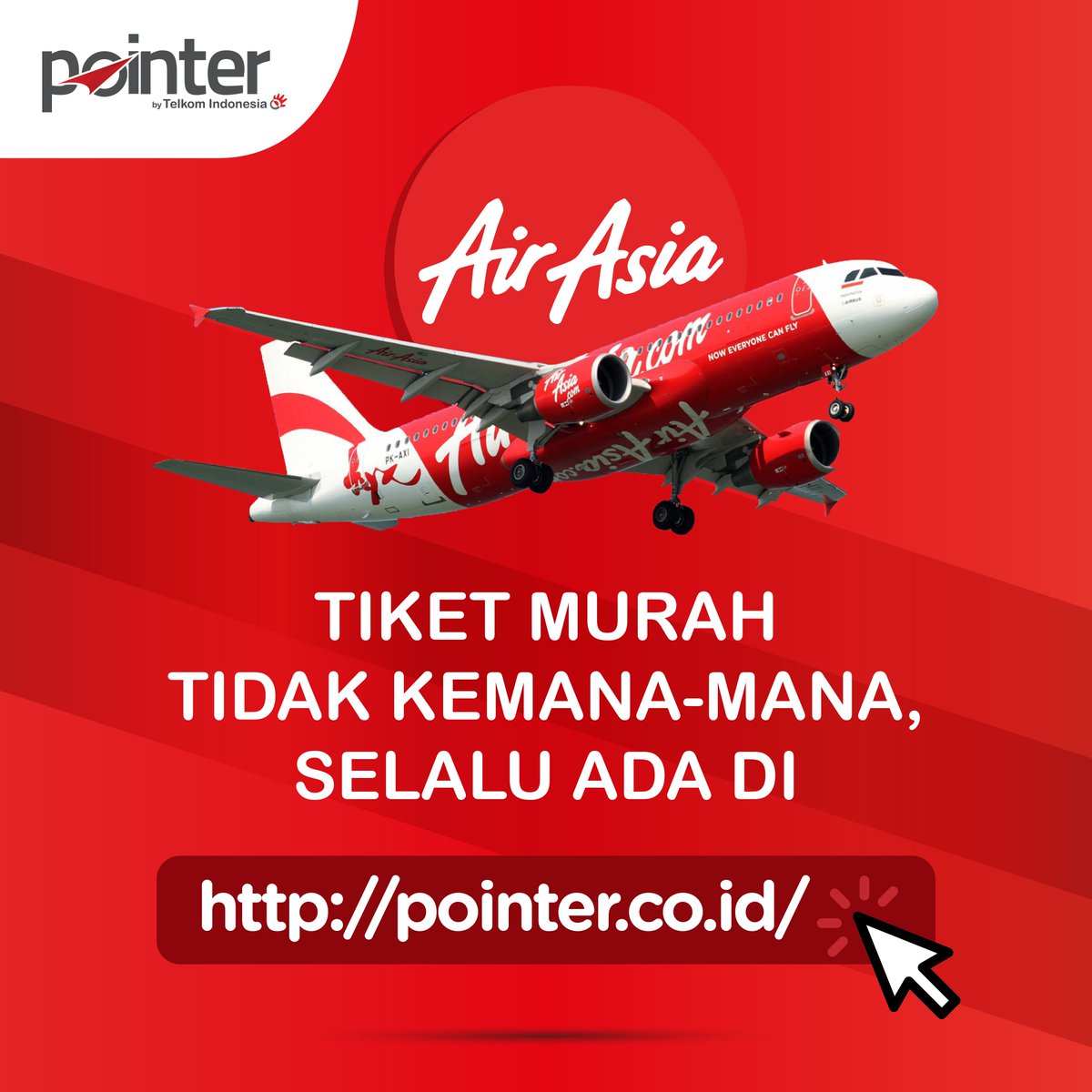 Tiket murah AirAsia menghilang dari OTA???? Di sistem pemesanan kami selalu ada dan banyak pilihan harganya, serta dapatkan komisi untuk setiap pembelian tiketnya. Tertarik?! Daftar atau login sekarang di pointer.co.id #TiketAirAsia #PointYourWay