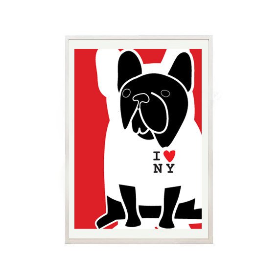 #etsy shop: minimalist poster, Dog lover, art print, Kids Room Art, Print, Poster, dog Art, Nursery Art, Pop Art, black, Red art print by nicemiceforyou etsy.me/2YjMhay #art #print #digital #red #housewarming #black #french #buldog #illustration