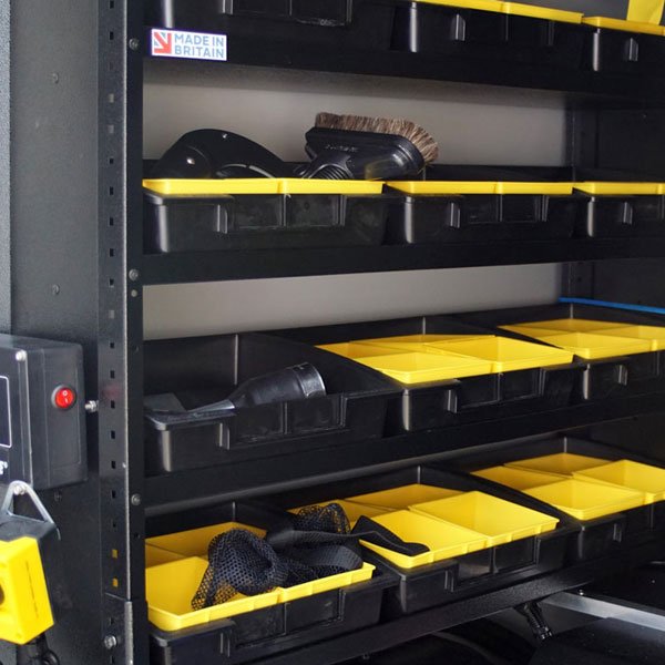 streamline_sols's tweet photo. Making the most of the van space you have is important. Varitech Systems has a range of solutions for your business needs. If you're looking to maximise the space available for your investment, it's time to talk to the team here on +44 (0)1626 830830. #windowcleaningvan https://t.co/3dv4UbLdrB