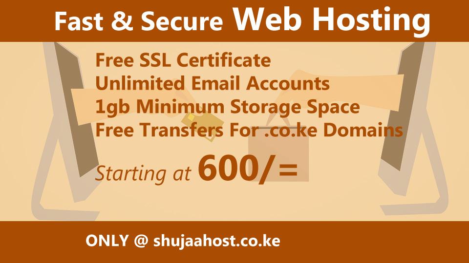 Shujaahost_ke's tweet photo. Free SSL Certificate
Unlimited Email Accounts
Minimum 1GB Storage space
Fast and Secure
https://t.co/ZkHuKuAAQm
#InnovationAtGunPoint https://t.co/bHXm2RhPO4