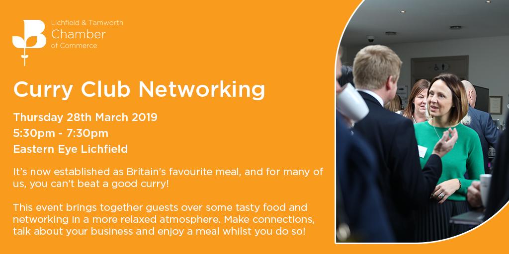 GrBhamChambers's tweet photo. A snapshot of events happening this week, the final #GTP19 event, #CyberSecurity breakfast in @solchamber, the monthly social for @ffchamber and why not try our #CurryClub in Lichfield? Find all of our upcoming events here: https://t.co/e1V0ICT32N https://t.co/si2oJb5yId