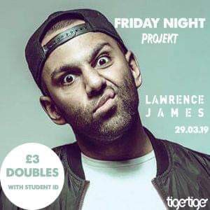 Friday Night Projekt returns this week!!🍾🍾

With DJ LAWENCE JAMES!!