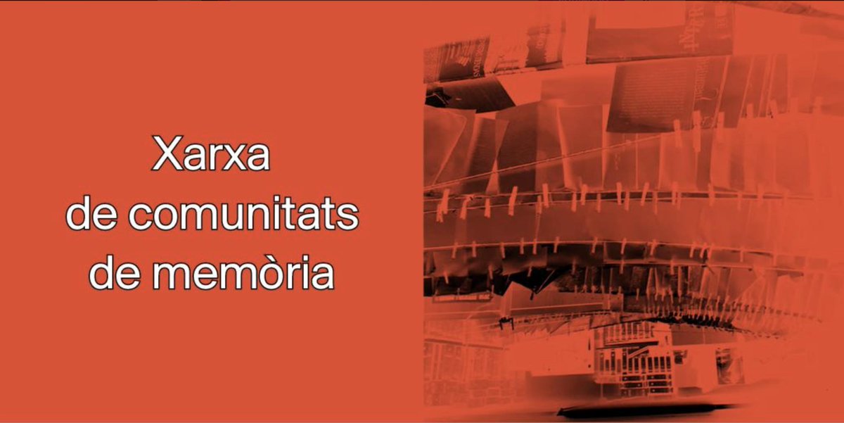 CulturaVivaBcn's tweet photo. Des d'avui i fins dimecres, es repren el fil de les I Jornades de la #XarxaComunitatsMemòria: s'han convocat grups de treball específics sobre els eixos proposats: #migracions, #arxiu, #paisatge, #feminismes i #gitanitat.
@lafundicio @JuntasPalante @ArxiversSF @amteurarchivist https://t.co/Q9e6fj5nrZ
