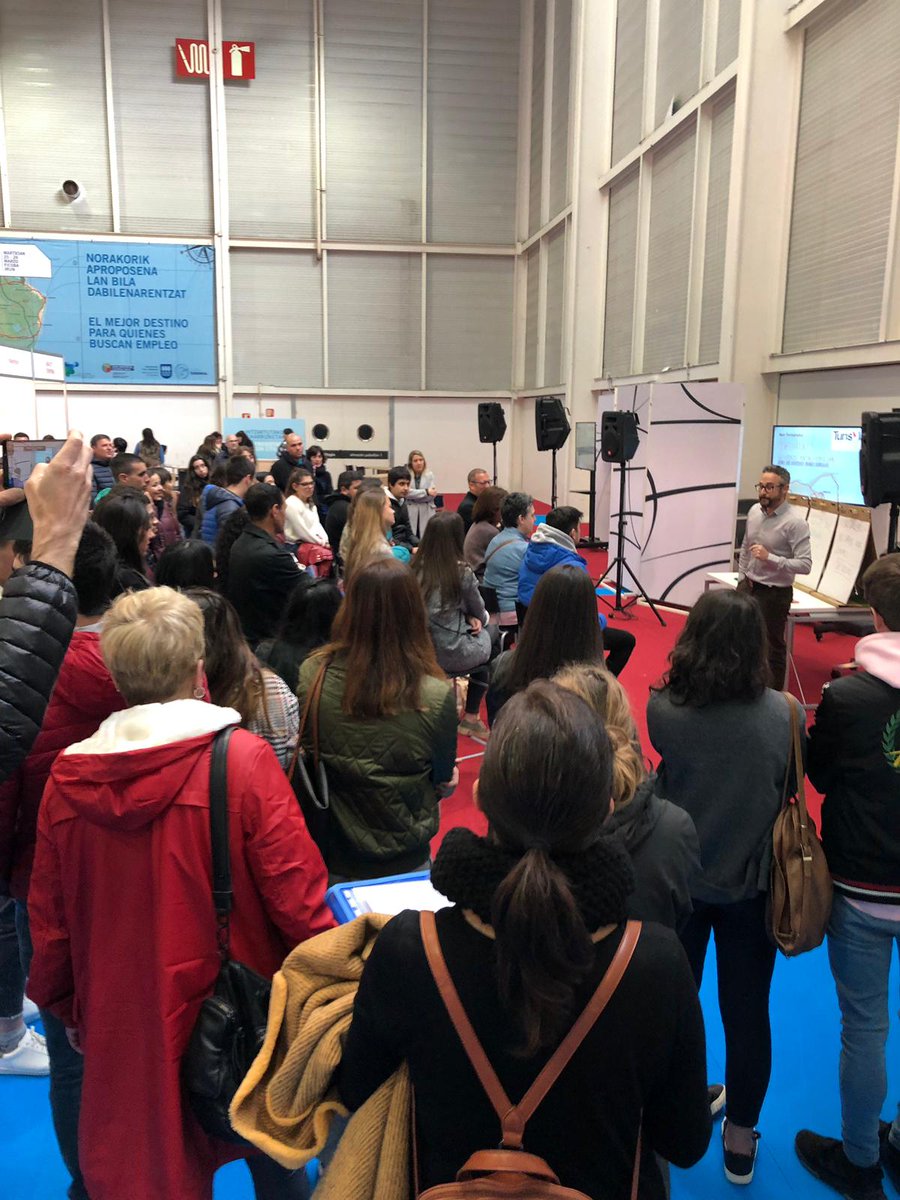 MaiteCruzado's tweet photo. #Turislan Feria de Empleo de Turismo de #Euskadi ahora mismo en #Ficoba #Irun https://t.co/ckImm49CXw