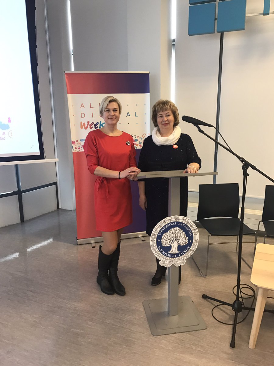 marajakobsone's tweet photo. #alldigitalweek #eprasmes19 opening ! celebrating 10 years  of activities  in Latvia ! https://t.co/Q18Z9BgvOQ