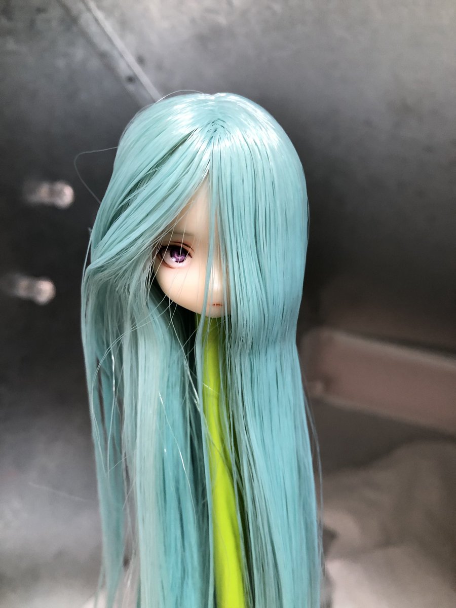 アゾンさんでこの色の植毛ヘッドとピュアニーモXSを見かけた時、もう