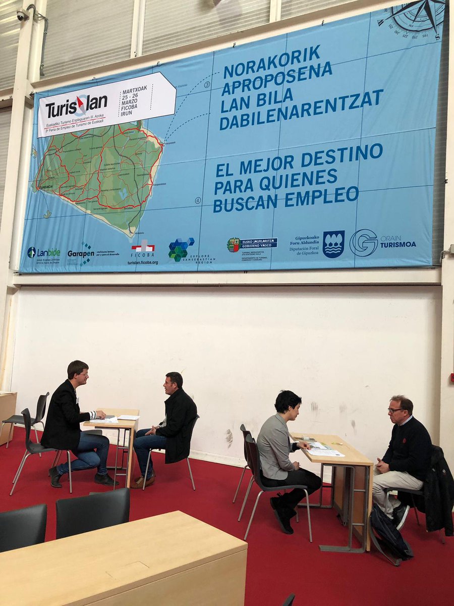 MaiteCruzado's tweet photo. #Turislan Feria de Empleo de Turismo de #Euskadi ahora mismo en #Ficoba #Irun https://t.co/ckImm49CXw