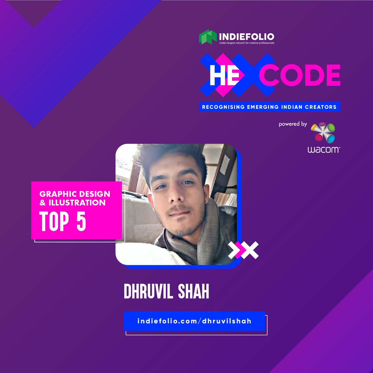 IndieFolio's tweet photo. HEXCODE CATEGORY 1: GRAPHIC DESIGN AND ILLUSTRATION TOP 5!
Congratulations to Dhruvil Shah!
Check out the evolution of his concept and the final output, mentored by Lokesh Karekar.
Hexcode 2019 - 20 is powered by @wacomindia
.
.
.
#Hexcode2019 #indiefolionetwork #indiefolio https://t.co/u4q0lSnvlJ