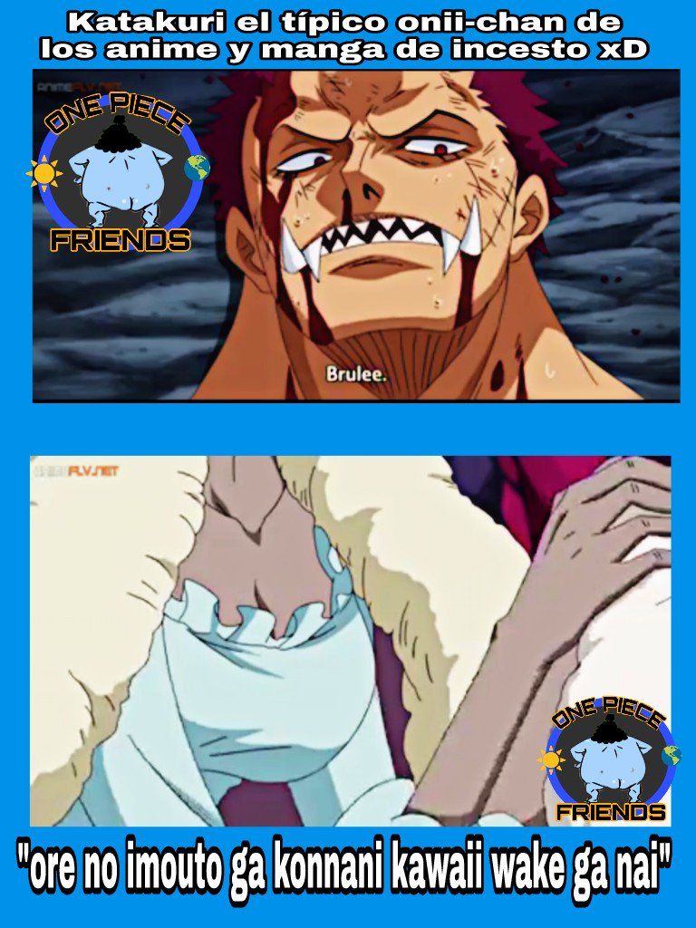 eze_gordilover's tweet photo. ¿No creen que hay algo más que amor fraternal entre ellos? XD #onepiece #onepiece877 #onepiecelatino #brulee #katakuri https://t.co/aQkZpq43Z5