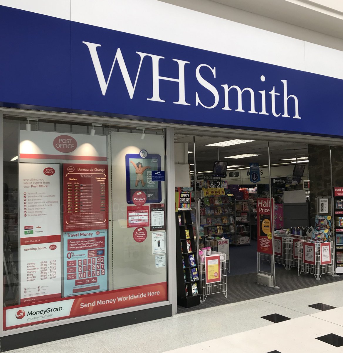 shopinstirling's tweet photo. Did you know that there is a Post office upstairs @WHSmith ?? All your postage needs can now be taken care of. https://t.co/r0bQzrUXqN