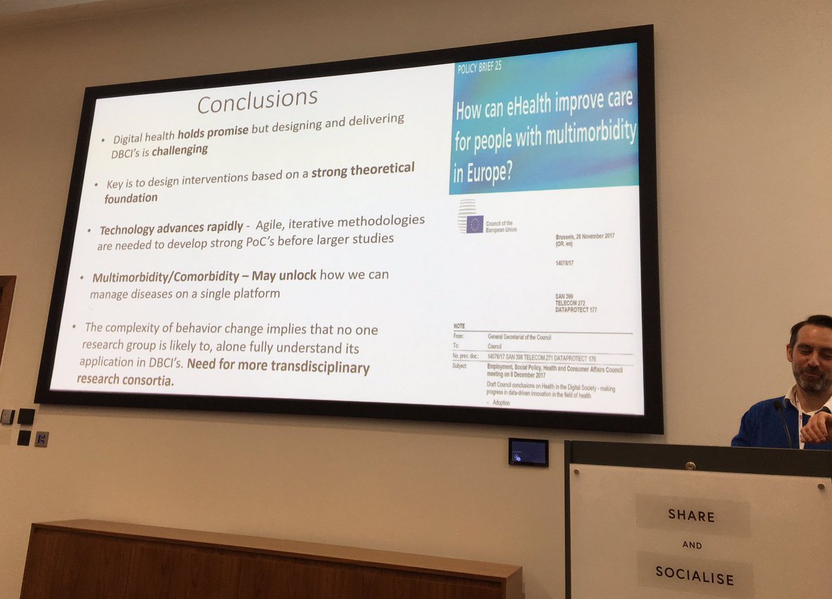 praminda's tweet image. Richly informative talk by @johndinsmore at @TheIET @TechAAL on the design and deployment of digital health technologies - exploring the many complexities as addressed within @ProACT2020 for people with multi morbidities
