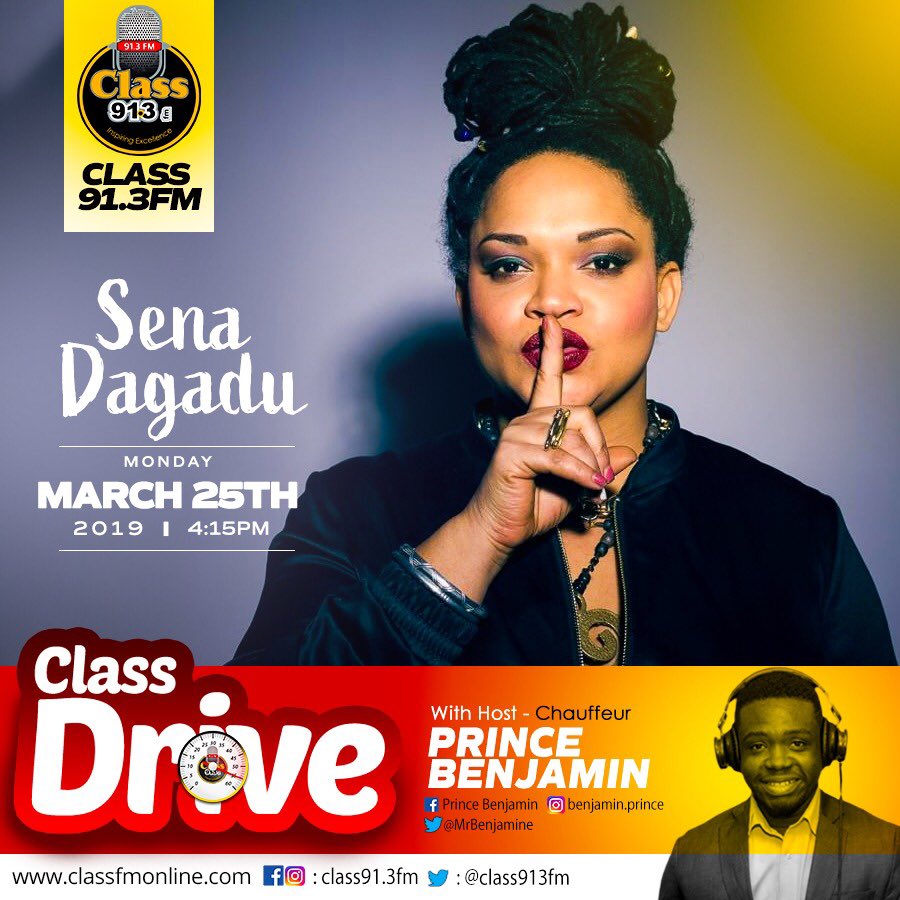 TICGhana's tweet photo. Catch @senadagadu later today on @Class913fm at 4:15pm with @MrBenjamine ! Talking new music and the upcoming Hungarian Cultural Week in Ghana! 
Don't miss it! https://t.co/aTVOMivGec