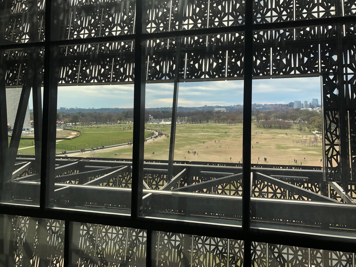 An African gaze on DC institutions of power - from the Smithsonian National Museum of African American History and Culture #NPOC19 #AAHC