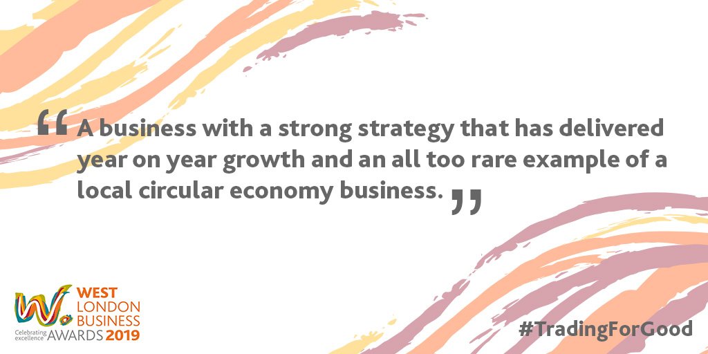 WestLBusiness's tweet image. 🎉Congratulations to @ProperOils on winning Green &apos;Circular Economy&apos; Business of the Year at the West London Business Awards 2019! We look forward to seeing your work over the next year! #TradingForGood
