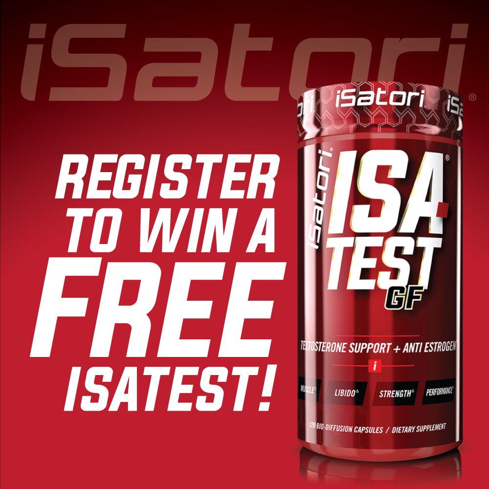_iSatori's tweet photo. Like this post and tag three friends for a chance to win a free bottle of IsaTest GF.
#giveaway #freestuff #isatori #ironwarrior #gnc #testboost #menshealth
https://t.co/TSNJjemF6R https://t.co/zR4pnCXr4b
