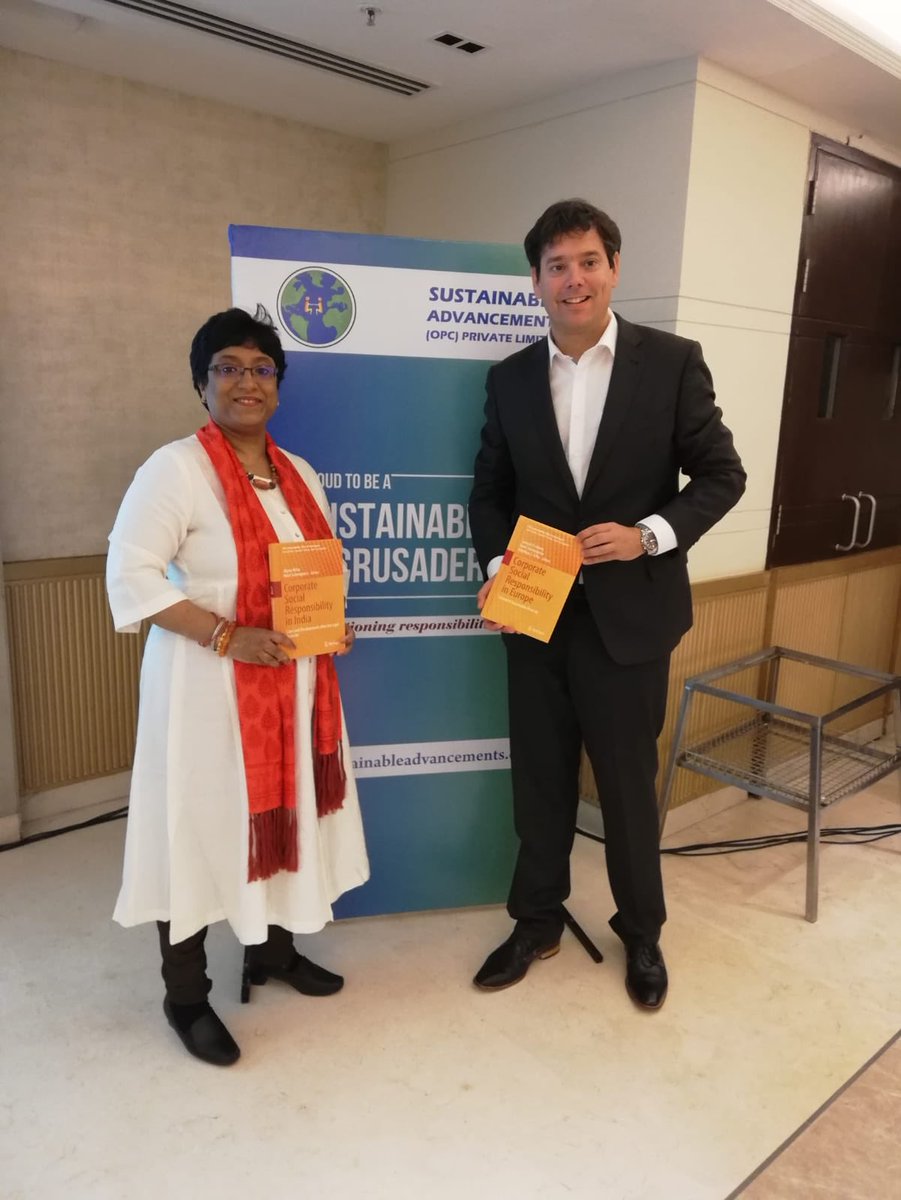 ProfSchmidpeter's tweet photo. Sustainable Management and CSR are key to the development in #risingeconomies. Happy to lecture a management workshop with @NayanMitra16 in Delhi. https://t.co/LChD7D2Xbx