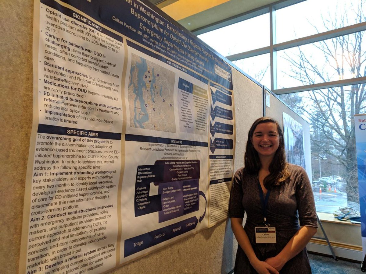 <a href="/UWashEM/">UW Emergency Medicine</a> EM3 @callan_fockele presented her work on developing a regional EM OUD collaborative in King County at recent <a href="/NIDAnews/">NIDAnews</a> CTN conference.  <a href="/UWashEM_PH/">UW EM Population Health</a> <a href="/lkwhiteside/">Lauren Whiteside</a> @hcduber <a href="/KCPubHealth/">Public Health - Seattle & King County</a>