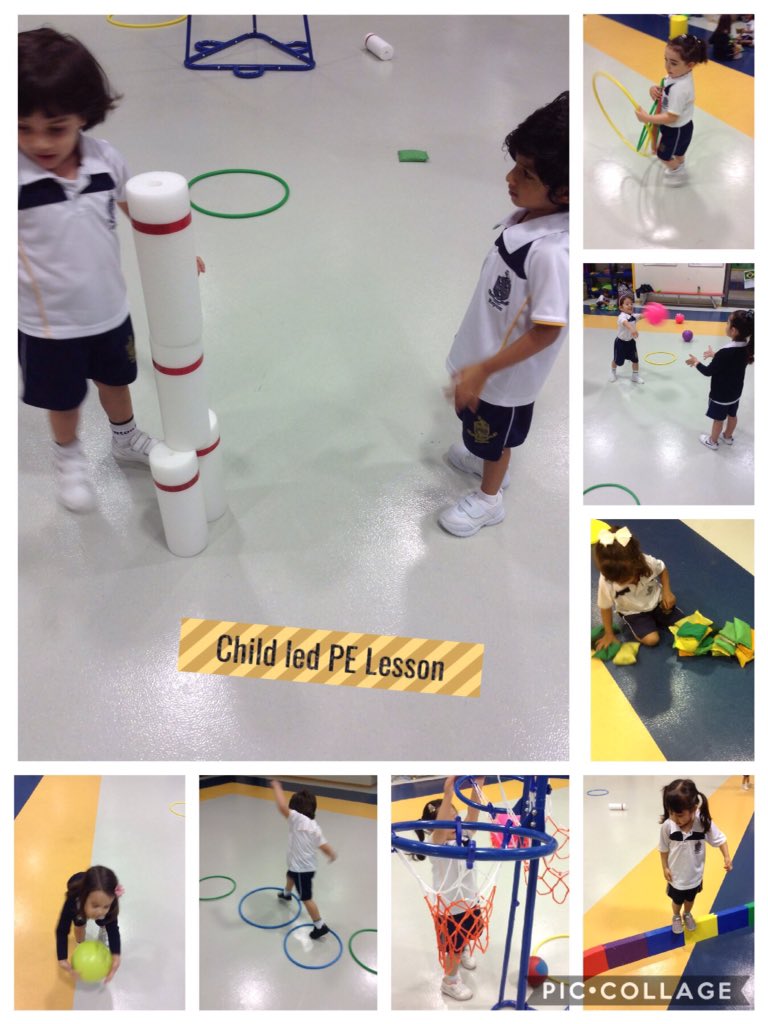 ReptonADJrSport's tweet photo. Giraffes led their own PE lesson today. Building towers to knock over with a ball, throwing and catching with their friends and creating obstacle course with hoops and beams #ReptonADchildledlearning #ReptonADcreative #ReptonADPE @ReptonADFS1 https://t.co/E2vuQJSwWF