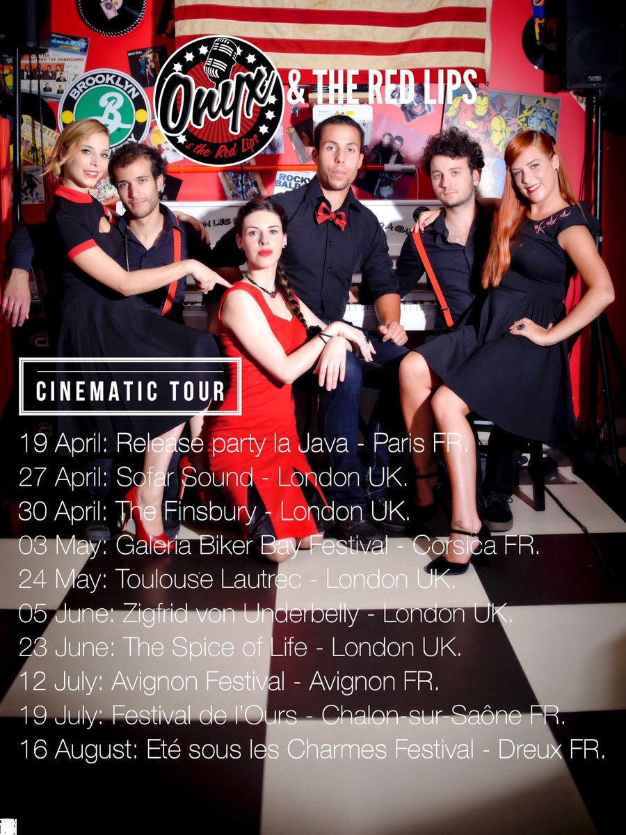 Onyx_TheRedLips's tweet photo. So thrilled to announce our Cinematic Tour! New dates are coming soon! https://t.co/6kujgAXUes