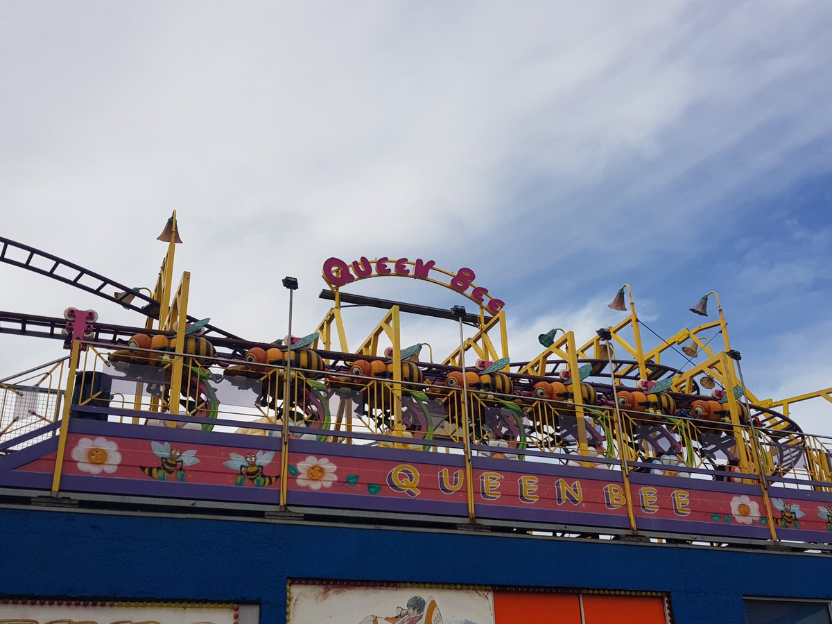 RobMillergtfcdo's tweet photo. A few pics from my trip to Bottons Pleasure Beach on Saturday. It was a strange feeling been in Skeggy and not nipping up the coast to see Rhombus Queen at FI😉. Roll on my 100th rollercoaster at Parc Asterix a week Saturday. 😋🎢 #bottonspleasurebeach #pinfari #skegness https://t.co/K7dSLrzios